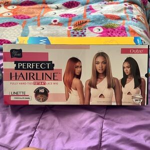 Outre Perfect Hairline in the style ‘LINETTE; Chocolate Swirl’